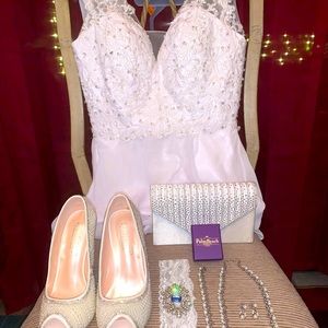 Sage Blue wedding dress